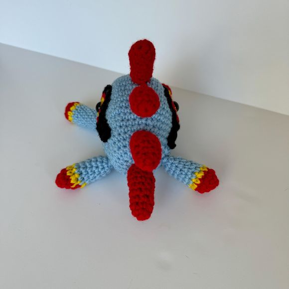 Murloc & Baby Crochet Stuffed Animal World of Warcraft Handmade Plush Gift WOW - Picture 6 of 9